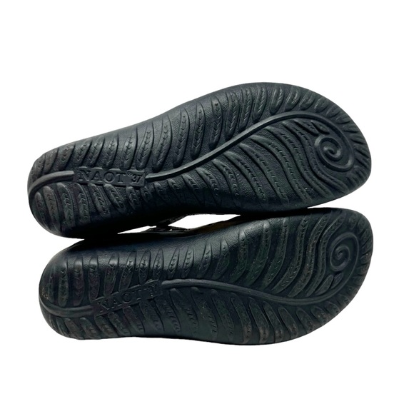 Naot Matua Leather Mary Jane Comfort Flat Shoes Silver Stone Size 37 - Picture 7 of 9